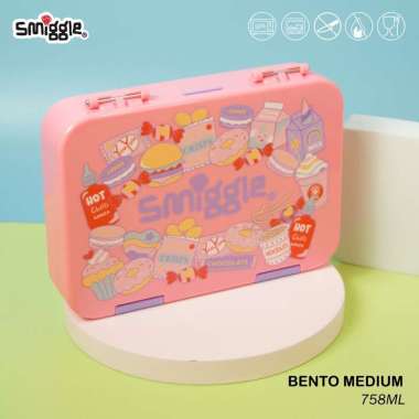 Smiggle Kotak Makan Lunch Box Bento Box Bekal Anak Sweet