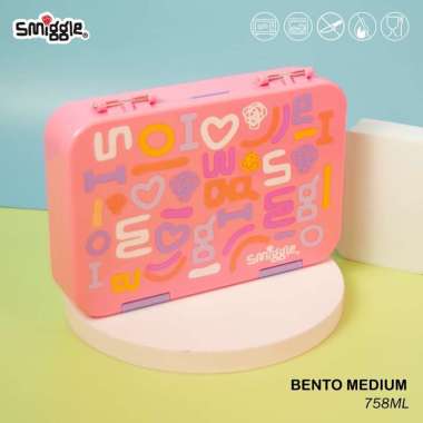 Smiggle Kotak Makan Lunch Box Bento Box Bekal Anak Love Smiggle