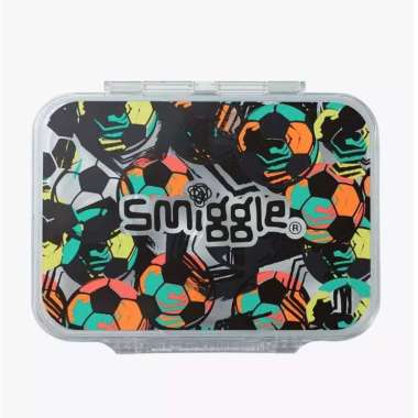 Smiggle Kotak Makan Lunch Box Bento Box Bekal Anak Football