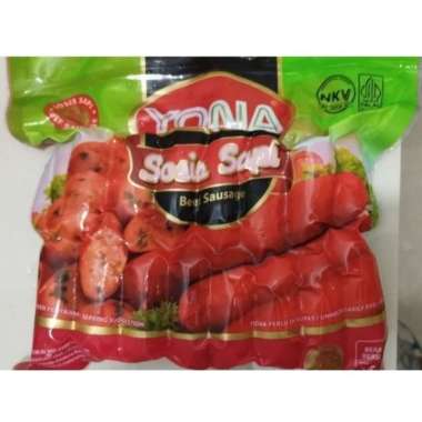 YONA Sosis Sapi Cocktail Merah 450 gr