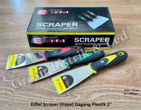 Eiffel Scraper (kape) gagang plastik 2"