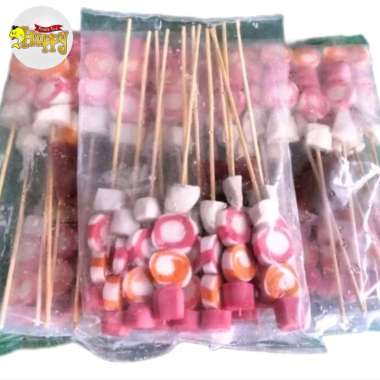 Sate Suki Seafood Mix isi 10 Tusuk