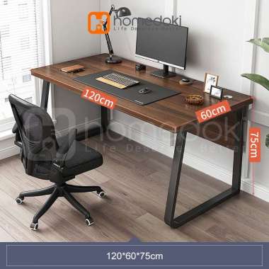 Homedoki Meja Tulis/Meja Belajar / Meja Kantor / Meja Kayu Minimalis / Meja Kerja /meja kantor minim