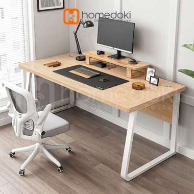 Homedoki Meja Tulis/Meja Belajar / Meja Kantor / Meja Kayu Minimalis / Meja Kerja /meja kantor minim