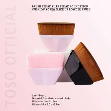 BRUSH BEDAK KUAS BEDAK FOUNDATION CUSHION KOREA MAKE UP POWDER BRUSH