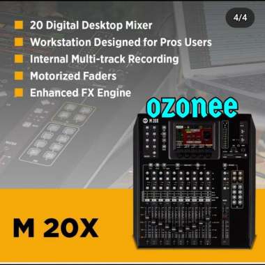 MIXER AUDIO DIGITAL RCF M 20X RCFM20X Multivariasi Multicolor