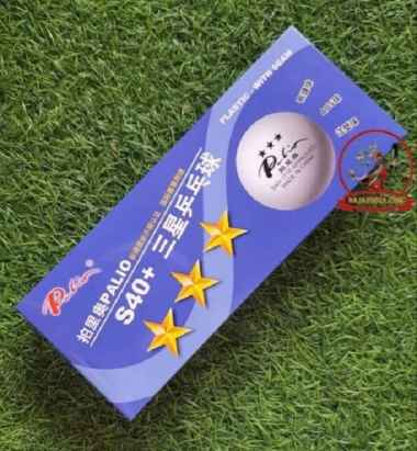 Bola Tenis Meja Bola Pingpong Palio 3 Star 40+ Isi 10