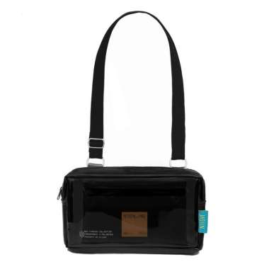 SPV Niion Pop Glaze Nai Sling Bag Transparent / Tas Selempang Transparan Wanita Pria Black