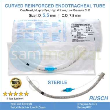 Rusch Endotracheal Tube / ETT Non Kingking No 5.5 Sterile