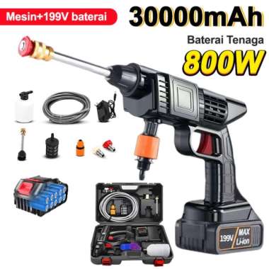 Term Cuci Mobil Tanpa KabelAlat Baru V+1 battery+box