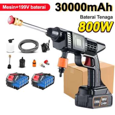 Term Cuci Mobil Tanpa KabelAlat Baru 199V+2 battery