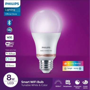 Lampu LED Philips Smart Wifi RGB 8 Watt