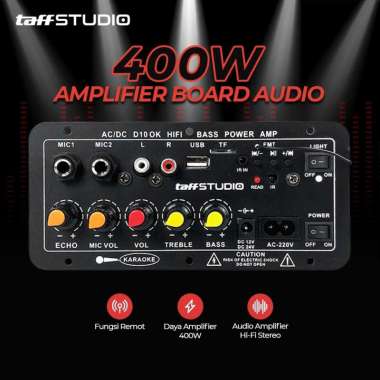 Amplifier Amplifier Board Audio Bluetooth USB FM Subwoofer DIY 400W -