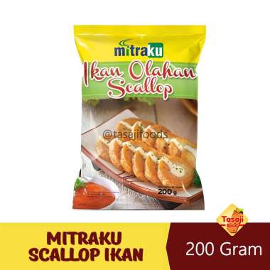 Mitraku Scallop Ikan 200gr - Ikan Olahan Scallop