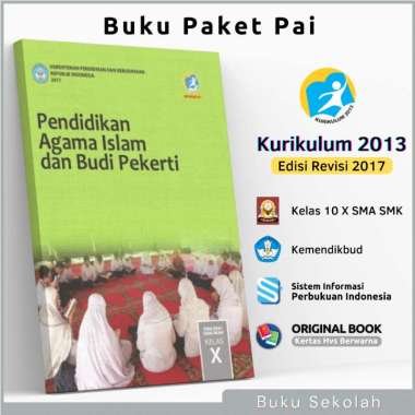 Buku Paket Pelajaran PAI Pendidikan Agama Islam Kelas Kls 10 1 X SMA SMK Siswa Sekolah Kurikulum 201