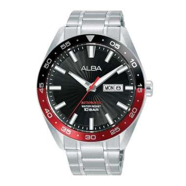 Jam Tangan Alba A3B001X1 Pria Analog - Stainless Steel 42mm WR50m