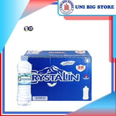 Crystalin Air Mineral 600 ml x 24 Botol DUS Karton