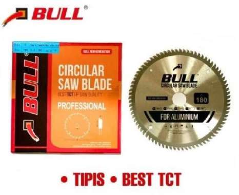 mata gergaji Bull aluminium circular saw blade 7Γ’β¬ x 80T