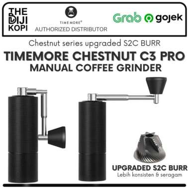 GRINDER KOPI TIMEMORE CHESTNUT C3 PRO COFFEE GRINDER S2C BURR FOLDABLE - LORENA 1 Tahun