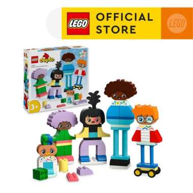 LEGO DUPLO Town 10423 Buildable People with Big Emotions Building Set Toys (71 Pieces) Building Bloc