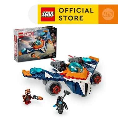 LEGO Super Heroes Marvel 76278 Rocket's Warbird vs. Ronan (290 Pieces) Super Heroes Toys (8 Tahun+)