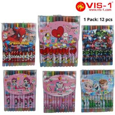 Crayon Putar Vis-1 Fancy Panjang - 1012