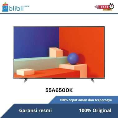 TV Hisense 55 Inch Android Google TV 4K 55 Hisense 55A6500K 55A6500
