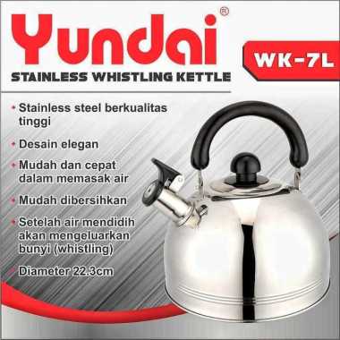 Yundai Teko Whistling Ketle WK-7L / Teko Siul Ceret Memasak Air Yundai WK 7L