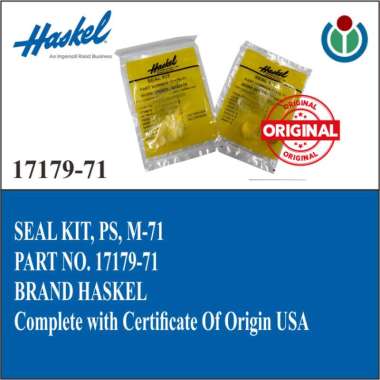 HASKEL - SEAL KIT, PS, FOR PUMP M-71 PN. 17179-71 Multicolor