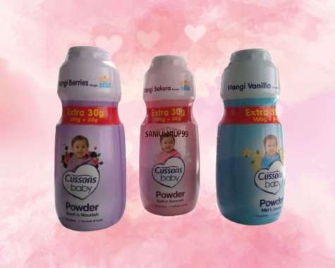 Bedak bayi baby powder cussons 100 gr BIRU