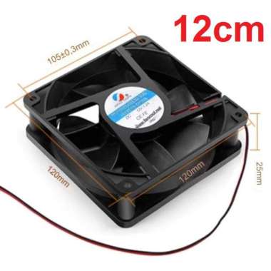 kipas pendingin 12V komputer mobil motor elektronika lainnya universal 12cm 9.2cm 8cm 7cm 6cm 5cm 4c