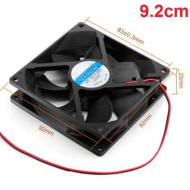 kipas pendingin 12V komputer mobil motor elektronika lainnya universal 12cm 9.2cm 8cm 7cm 6cm 5cm 4c