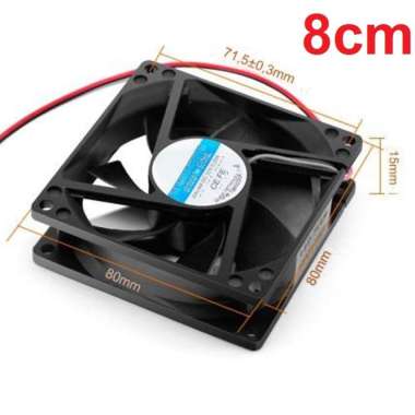 kipas pendingin 12V komputer mobil motor elektronika lainnya universal 12cm 9.2cm 8cm 7cm 6cm 5cm 4c
