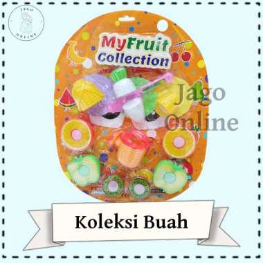 mainan anak plastik buah potong Koleksi Buah