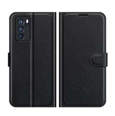 Casing Oppo Reno 6 5G Flip Cover Wallet Leather Case