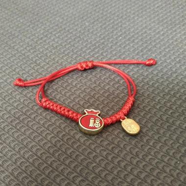 Gelang Tangan Benang Tali Merah Keberuntungan Hoki Happiness