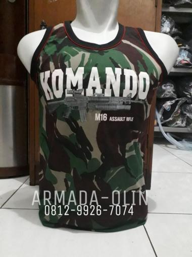 singlet komando/kaos singlet komando/kaos singlet loreng Komando/ TNI