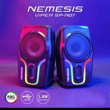 Speaker Gaming Aktif PC RGB Speaker Sounbard Gaming NYK SP-07 VIPER