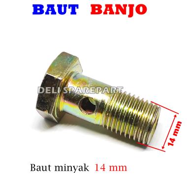 Baut Nepel Banjo 14 mm 14mm