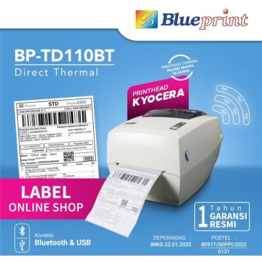 Printer Thermal Barcode Bp-Td 110Bt Blueprint
