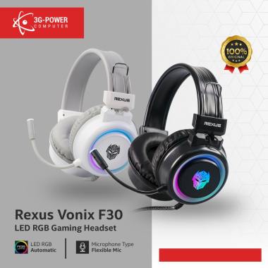 Rexus Vonix F30 LED RGB Gaming Headset / Headphone White