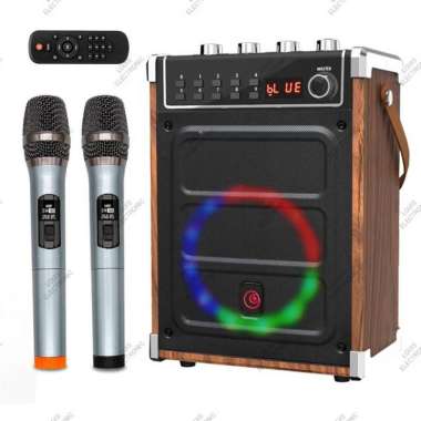 Speaker Portable Aktif Yamada YMD-69BT + 2Mic Wireless TWS System