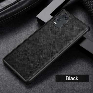 Soft Case OPPO A54 Casing Slim Jeans Leather Aloria Original Case Hitam