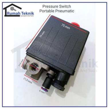 Pressure Switch Kompresor Angin Portable Pneumatic
