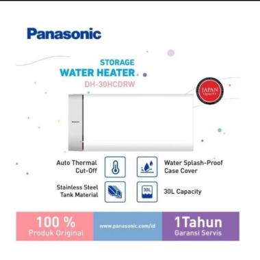Water Heater Listrik Panasonic DH-30HCDRW DH30 30 Liter 500 Watt