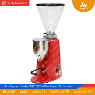 Latina X64-OD DRACOS Espresso Coffee Grinder Automatic On Demand - Automatic Electronic Doser Merah