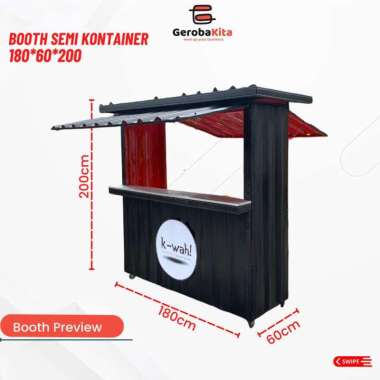 Booth Semi Container Minuman Gerobakita