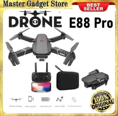 Drone E88 4K Camera Drone Kamera E88 Pro Dual Camera Mini Drone Multivariasi Multicolor