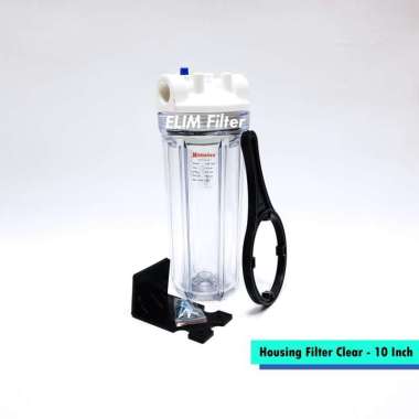 Housing Filter Air 10 inch Nanotec - CLEAR - Single Oring Drat 1 per 2