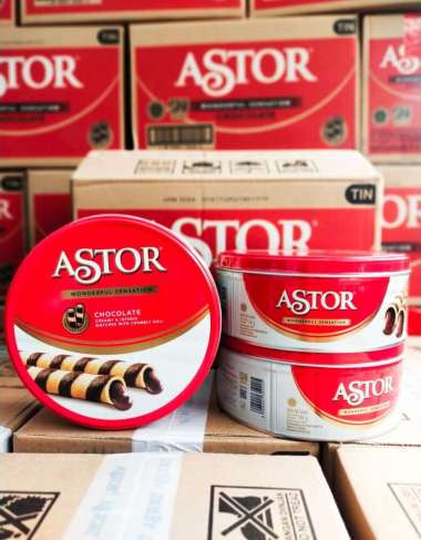 Promo Harga Astor Wafer Roll Chocolate 156 gr - Blibli